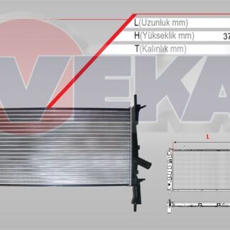 SU RADYATORU MEKANIK FORD TRANSIT (V347) (KISA SASE) 2.2 TDCI M-T AC- 2006-2009