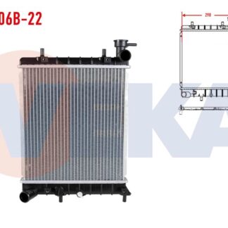 SU RADYATORU BRAZING HYUNDAI ACCENT MILENIUM 1.3 M-T 22MM 2000-2003