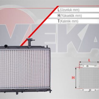 SU RADYATORU MEKANIK HYUNDAI ACCENT ERA 1.4İ 16V M-T 2006-2012