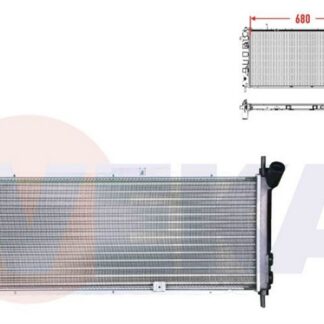 SU RADYATORU MEKANIK OPEL CORSA B 1.2İ 16V A-T 1993-2000
