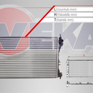 SU RADYATORU MEKANIK OPEL VECTRA C 1.6 16V M-T 2002-2008