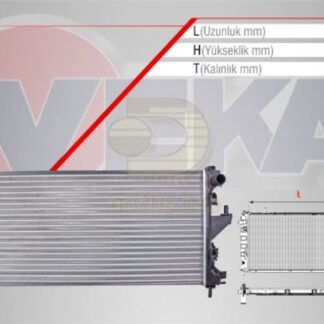 SU RADYATORU MEKANIK FIAT DUCATO (250) 2.2 MTJ M-T 2006-2014 (INTERCOOLER BAGLANTISI KALIN)