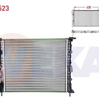 SU RADYATORU MEKANIK RENAULT CLIO II (BB0/1/2,CB0/1/2) 1.4İ M-T 1998-2005