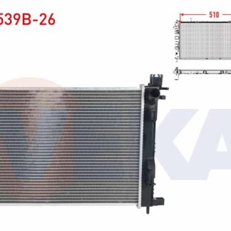 SU RADYATORU BRAZING RENAULT CLIO IV 1.5 DCI M-T KALINLIK 26MM 2012-