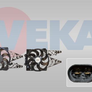 FAN MOTORU (SU+KLIMA) RADYATORU DAVLUMBAZLI TEK FAN FIAT DOBLO (152,263) 1.3 MJT 2010-