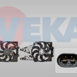 FAN MOTORU (SU+KLIMA) RADYATORU DAVLUMBAZLI TEK FAN FIAT DOBLO (152,263) 1.6 MJT 2010-