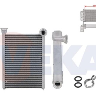 KALORIFER RADYATORU BRAZING (5.5mm fin) OPEL MERIVA B 1.3 CDTI – 1.4 – 1.6 CDTI – 1.7 CDTI 2010-