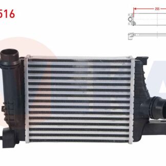 TURBO RADYATORU (INTERCOOLER) CLIO IV (BH) / CAPTUR I (J5-H5) 1.5 DCİ 90-110 HP 2012-2015-