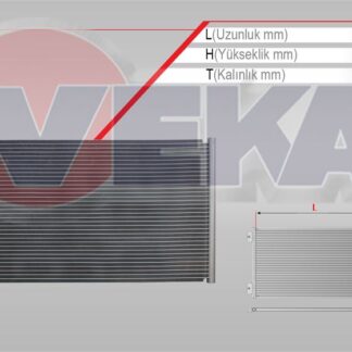 KLİMA RADYATÖRÜ KANGOO III 08> / CITAN 12> W415