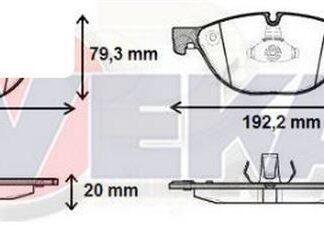 FREN BALATASI ON BMW 5 SERISI (F10) 535 D 2010- – (F10) 530 D 2010- – (F10) 535 İ 2010– 7 SERISI 730 İ 2009– 740 İ 2009– 6 SERISI (F13) 640 İ 2010– 6 SERISI (F12) 640 İ 2011-