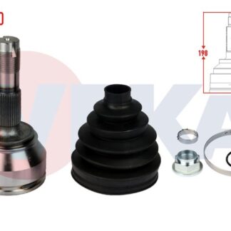 AKS KAFASI SOL-SAG ON DIS FIAT DUCATO (250) 2.3 MTJ ICTEN SEKMANLI 35×29×71.5 UZUNLUK 198 MM 2006-2014
