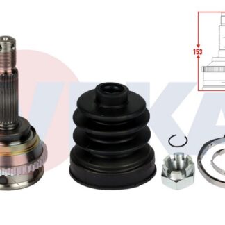 AKS KAFASI SOL-SAG ON DIS HYUNDAI ACCENT I (X-3) 1.3İ ABSLI 44 DIS 25×22×50 UZUNLUK 153MM 1994-2000