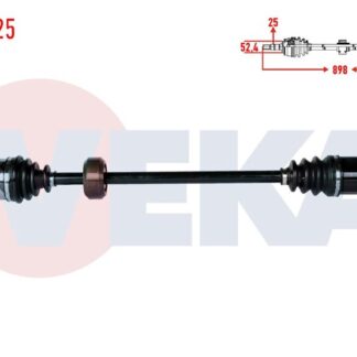KOMPLE AKS SAG ON DACIA DOKKER 1.5 DCI UZUNLUK 898MM 2012-