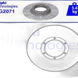 DEL BG2071 RENAULT 12 (R12) BM FREN DİSKİ ÖN 228 mm(ÇİFTLİ PAKET)
