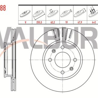 FREN DİSKÖN GETZ 02> 4 BİJON HAVALI 256MMDİZEL
