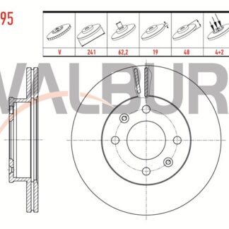 FREN DİSKÖN GETZ 02> BENZİNLİ 241MM