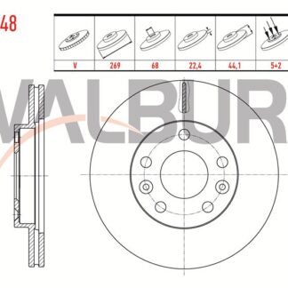 FREN DİSKÖN MEGANE IV SD HB 16>19 / DUSTER 10>