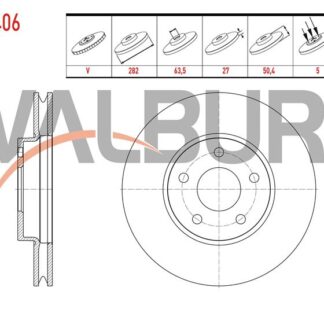 FREN DİSKÖN FOCUS IV 18> 282MM