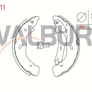 KAMPANA BALATA TRANSIT V184 ARKADAN ÇEKİŞLİ