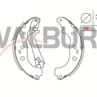KAMPANA BALATA ALBEA 02> DOBLO 263 09> DOBLO 01> IDEA 04> / MUSA 04>12 / COMBO 12> 228X42