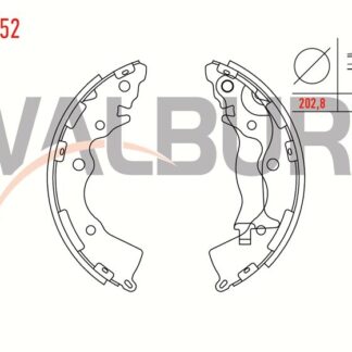 KAMPANA BALATA HYUNDAI ACCENT ERA 07>11 / RIO II 05> 203X32