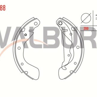 KAMPANA BALATA ASTRA F 91> CORSA B 93> CORSA C 00> TIGRA A 94> 200X29