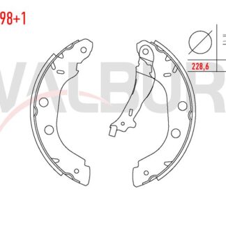 KAMPANA BALATA KANGOO I 98> / PRIMERA P11 96> GENİŞ TİP 1MM DAHA KALIN