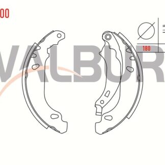 KAMPANA BALATA CLIO II CLIO SYMBOL / LOGAN 04> SANDERO 08> 180X40