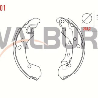 KAMPANA BALATA CLIO III 05> MODUS 04> / MICRA K12 02> NOTE 06> 203X38