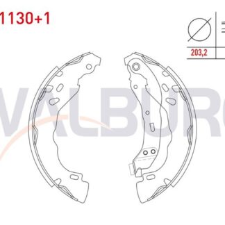 KAMPANA BALATA CLIO IV 13> CLIO SYMBOL CLIO SYMBOL II 08> CLIO II LB- KANGOO II 08> / LOGAN II 08> LOGAN SANDERO II 12> SANDERO / P208 12> P301 12> / C3 II 09> C3 III C4 CACTUS 14> DS3 10> / MICRA K13 10> NOTE 13>