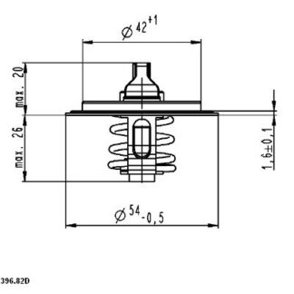 TERMOSTAT A4-A5-A6-Q5-POLO CAGA-CAHA-CAGB-CAGC-BBY-BKY-BBZ 1,4 16V-2,0 TDI 08-