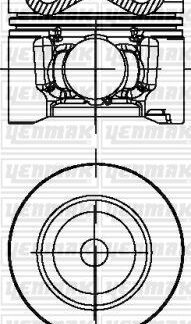 PISTON SEGMAN TAKIM (STD) P308 P3008 PARTNER TEPE P207 P508 P5008 EXPERT III JUMPY III SCUDO III C3 III DS3 DS5 C5 III C4 PICASSO DV6C P301 C ELYSSE P308 DV6DTED (1,6HDI 8V) FORD: FOCUS 1,6TDCI 11> EURO5