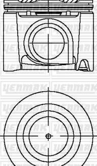MOTOR PISTON SEGMAN (STD) DUCATO III IVECO DAILY KARSAN JEST 2,3JTD C13 F1A EURO5 MOTOR 11>14
