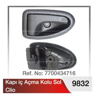 KAPI IC ACMA KOLU SIYAH SOL CLIO