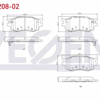 FREN BALATASIÖN HYUNDAI ACCENT ERA 07>11 i20 09> / RIO II 05>
