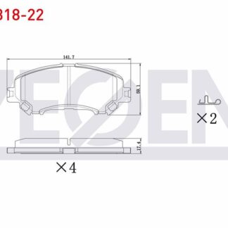 FREN BALATASIÖN MEGANE IV 1.3 TCE 1.6 TCE SCENIC IV TALISMAN KADJAR 15> ESPACE V / QASHQAI 13>