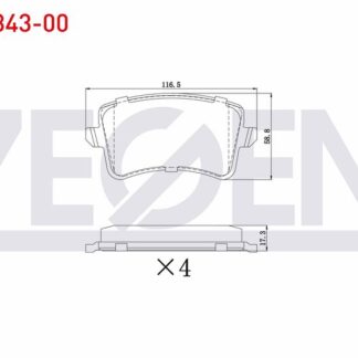 FREN BALATA ARKA A4 1.8 TFSI 2007-2015/ 2.0 TDI 2007-2015/ 3.0 TDI 2007-2015/ A5 (8T3) 1.8 TFSI 2007-2017/ 3.0 TDI 2007-2017/ 3.0 TFSI 2007-2017/ Q5 (8R) 2.0 TFSI 2008-/ 2.0 TDI 2008-/ 3.0 TDI 2008-