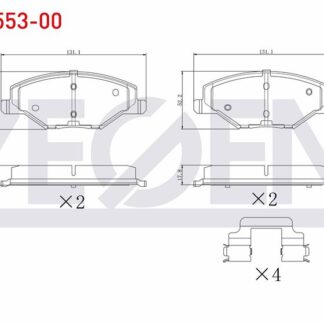 FREN BALATA ON SKODA FABIA II 1.2 2006-2015 / 1.2 TSI 2006-2015 / 1.4 2006-2015 / 1.6 2006-2015