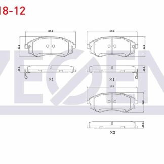 FREN BALATASIÖN COUPE 96> SONATA ELANTRA 00> LANTRA 95> LANTRA 90> MATRIX 01> / MAGENTIS 01>