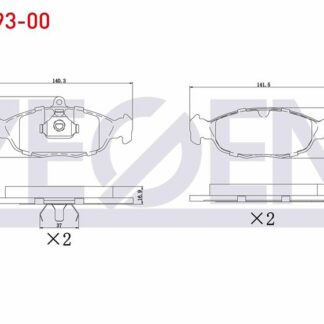 FREN BALATASIÖN ASTRA F 91> VECTRA A 88> CORSA A 82> CORSA B 93> COMBO 93>01 TIGRA A 94> OMEGA 86> OMEGA B 94> SENATOR 87> / LANOS 97> NEXIA 96> / XJ6 75>