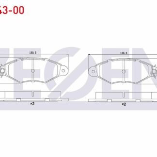 FREN BALATASIÖN KANGOO 98> / P206 98> P206 + TE3 09> / XSARA 97>