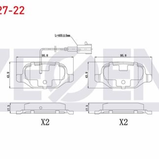 FREN BALATASIARKA ÇİFT FİŞLİ LINEA 07> 1.3 MJTD 1.4 T>JET 1.6 MJTD