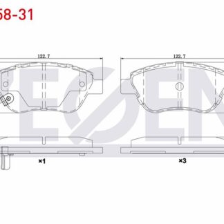 FREN BALATASIÖN DOBLO I / CORSA D ADAM 1.0 1.2 1.3 CDTİ 1.4