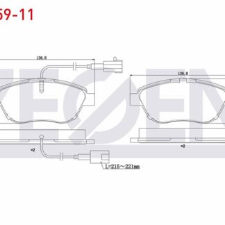 FREN BALATASIÖN FİŞLİ LINEA DOBLO BRAVO II IDEA STILO / DELTA III MUSA