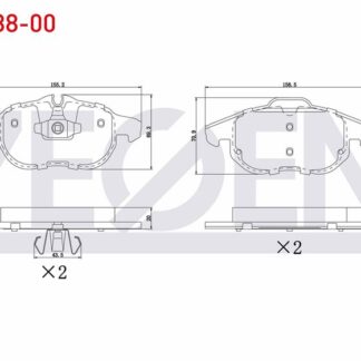 FREN BALATASIÖN CROMA 05> / ASTRA H 04> 2.0 TURBO VECTRA C 02> SIGNUM 02> / 9-3