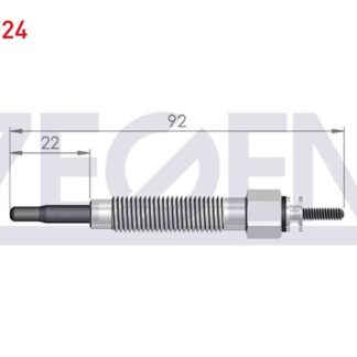 ISITMA KIZDIRMA BUJİSİ H100 2.5 D 93-04 / BONGO K2500 / PICK-UP D21 90>97 / L200 L300 86> PAJERO
