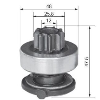 MARS DISLISI BOSCH TIP 9 DIS BERLINGO P106 P205 P206 P306 BRAVA 1.6 (15976)