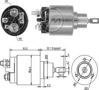 MARS OTOMATIGI 12V VW ALFA ROMEO FIAT BMW AUDI 3 DELIK TEK FISLI (CBSB604)
