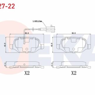 FREN BALATASIARKA ÇİFT FİŞLİ LINEA 07> 1.3 MJTD 1.4 T>JET 1.6 MJTD