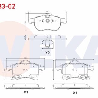 FREN BALATASIÖN ASTRA H 04> CORSA C 03>09 1.7 CDTI CORSA D 06> 1.6 TURBO CORSA C 03-09 1.7 CDTI COMBO 00> ZAFIRA B 05> MERIVA A 03> MERIVA B 10>